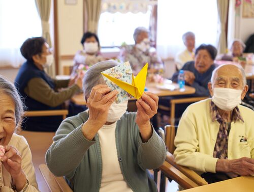 折り紙を折るイベント